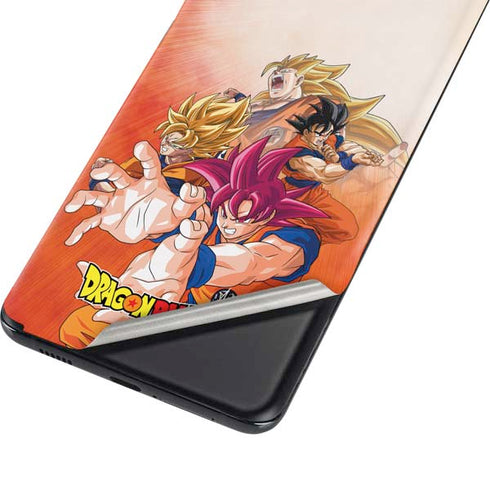 Dragon Ball Super Goku Evolution Galaxy S21 Plus 5G Skin